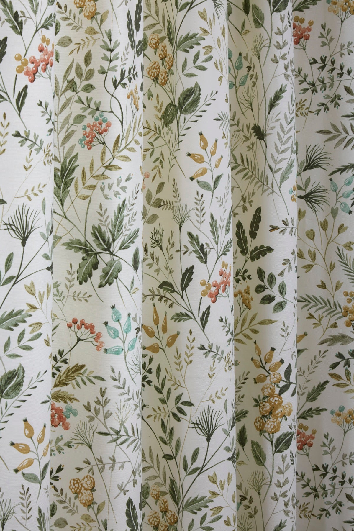 Sundour Cleo Willow 3" Pencil Pleat Curtains