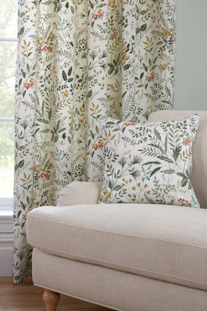 Sundour Cleo Willow 3" Pencil Pleat Curtains