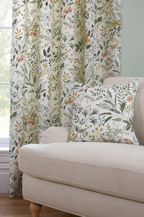 Sundour Cleo Willow 3" Pencil Pleat Curtains