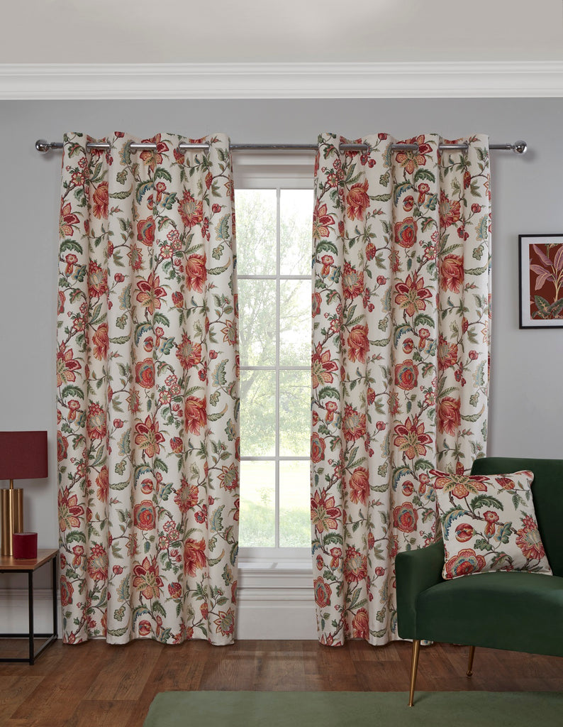 Sundour Linden Multi Eyelet Lined Curtains