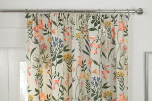 Sundour Meadow Multi 3" Pencil Pleat Curtains