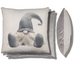 Style Gonk Silver 43cm x 43cm Polyester Filled Cushion