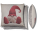 Style Gonk Red 43cm x 43cm Polyester Filled Cushion
