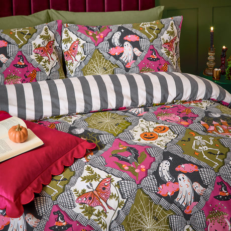 Furn Hallowquin Spooky Multi Duvet Set