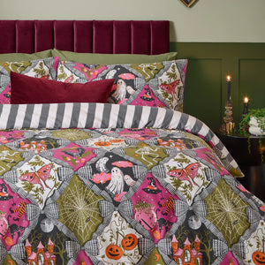 Furn Hallowquin Spooky Multi Duvet Set