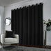 Tyrone Hampton Velvet Thermal Blackout Eyelet Curtains