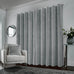 Tyrone Hampton Velvet Thermal Blackout Eyelet Curtains