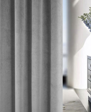 Tyrone Hampton Velvet Thermal Blackout Eyelet Curtains