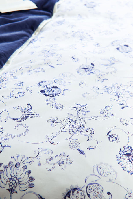 Christy Hardwick Navy Blue Duvet Set