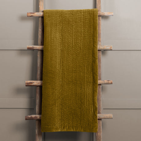 Voyage Haze 140cm x 220cm Velvet Quilted Throw
