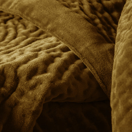 Voyage Haze 140cm x 220cm Velvet Quilted Throw