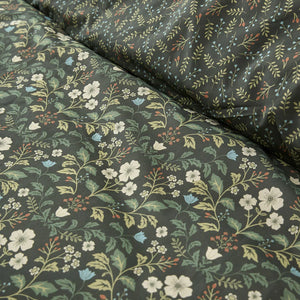 Dreams N Drapes Heritage Floral Green Duvet Set