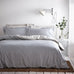 The Linen Yard Hebden Melange Stripe Duvet Set