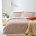 The Linen Yard Hebden Melange Stripe Duvet Set