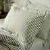 The Linen Yard Hebden Melange Stripe 100% Cotton Sheets