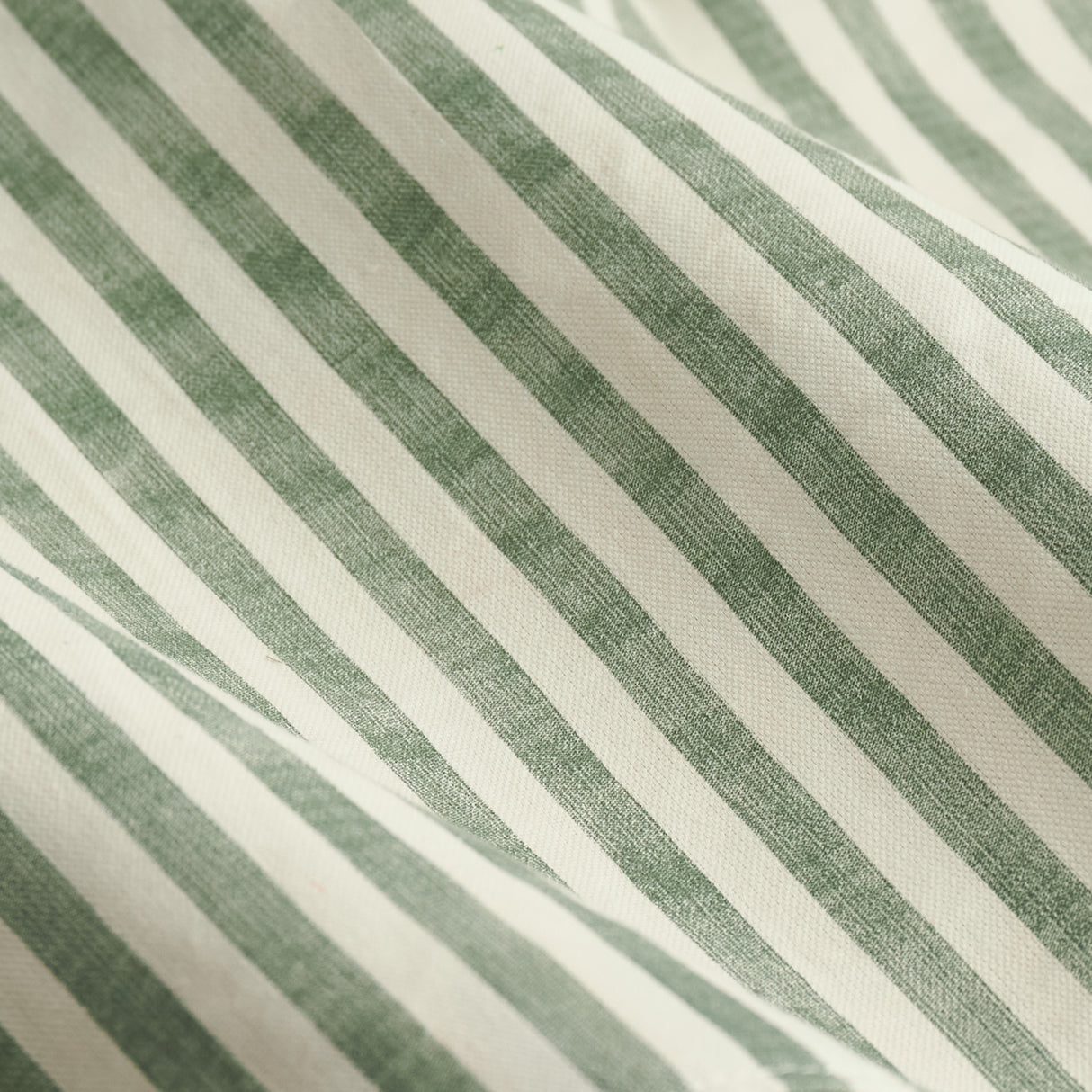 The Linen Yard Hebden Stripe Eyelet Curtains