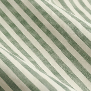 The Linen Yard Hebden Stripe Eyelet Curtains