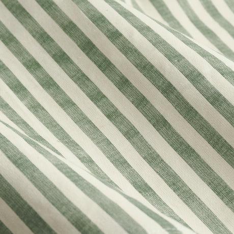 The Linen Yard Hebden Stripe Eyelet Curtains