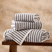 The Linen Yard Hebden Stripe 450gsm 100% Cotton Towels