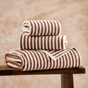 The Linen Yard Hebden Stripe 450gsm 100% Cotton Towels