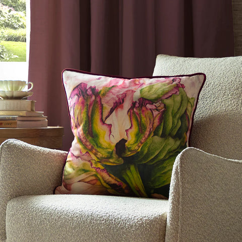 Voyage Maison C220152 Heligan Fuchsia 50cm x 50cm Feather Filled Cushion