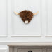 Voyage Maison WS160005 Wooden Sculpture Wall Mounted Highland Cow