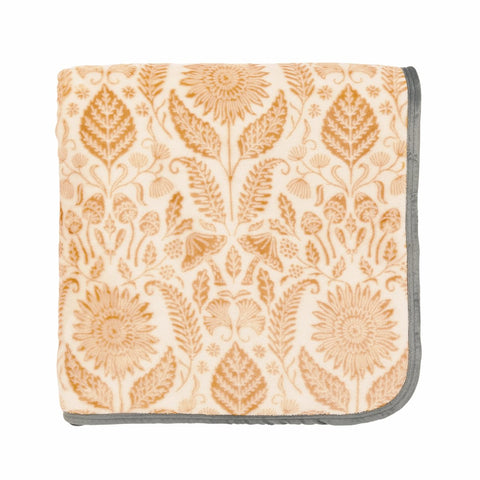 Harvest Moon by Helena Springfield Sunflower Graphite/Copper 140cm x 180cm Fleece Throw