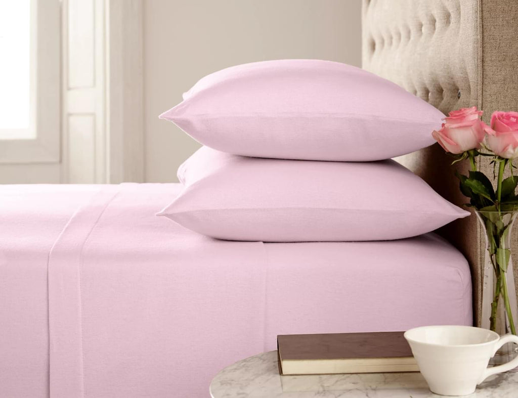 Helena Springfield 100% BCI Brushed Cotton Baby Pink Sheets – Charmed ...