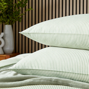 Helena Springfield Calico & Chalk Twill Stripe Duvet Set