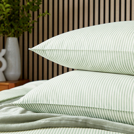 Helena Springfield Calico & Chalk Twill Stripe Duvet Set