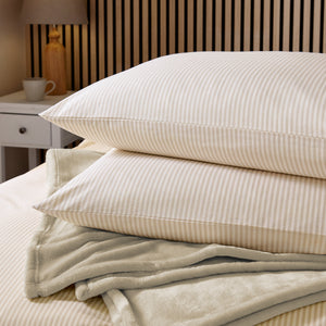 Helena Springfield Calico & Chalk Twill Stripe Duvet Set