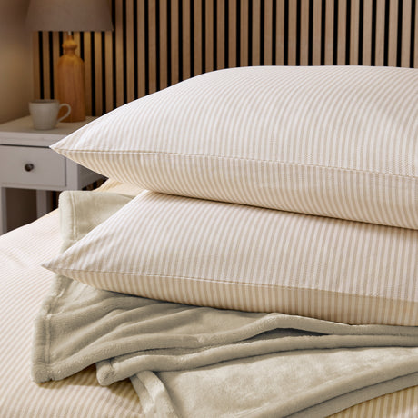 Helena Springfield Calico & Chalk Twill Stripe Duvet Set