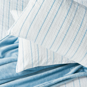 Helena Springfield Calico & Chalk Waffle Stripe Duvet Set