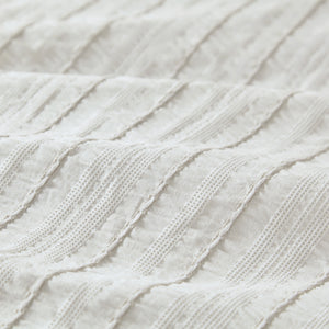 Helena Springfield Calico & Chalk Waffle Stripe Duvet Set