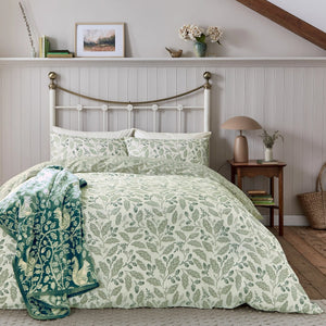 Harvest Moon by Helena Springfield Acorns Sage Duvet Set