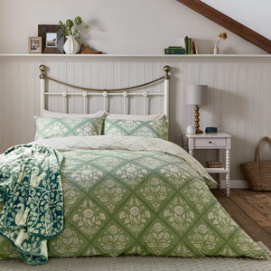 Harvest Moon by Helena Springfield Folk Trellis Duvet Set
