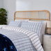 Helena Springfield Long Island Jones Check 100% Brushed Cotton Navy Duvet Set