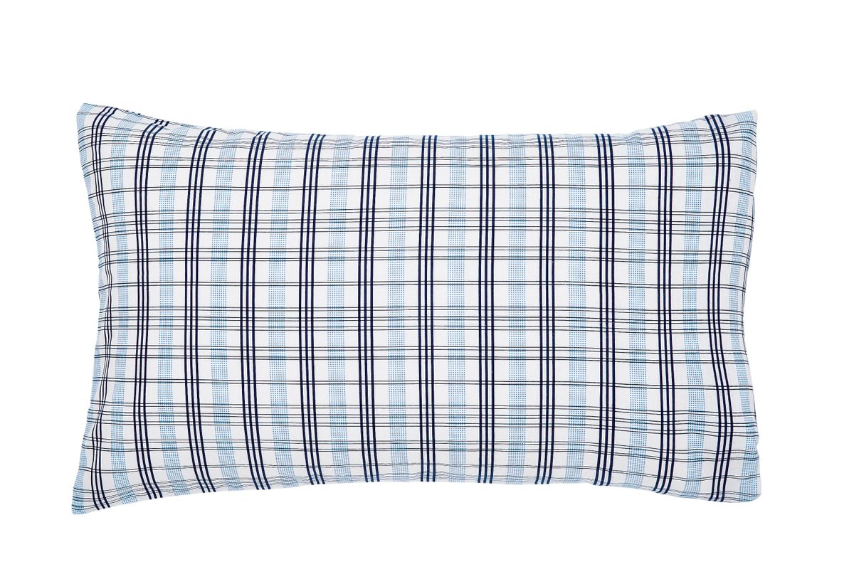 Helena Springfield Long Island Jones Check 100% Brushed Cotton Navy Duvet Set