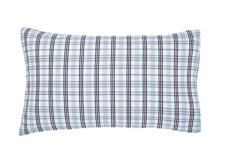Helena Springfield Long Island Jones Check 100% Brushed Cotton Navy Duvet Set