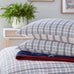 Helena Springfield Long Island Jones Check 100% Brushed Cotton Navy Duvet Set