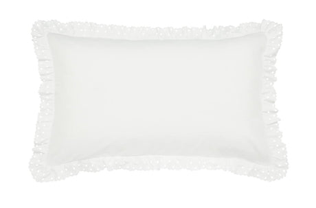 Helena Springfield Secret Garden Clara Embroidered Frill White Duvet Set