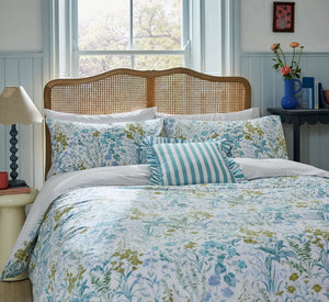 Helena Springfield Secret Garden Foxglove Aqua Duvet Set