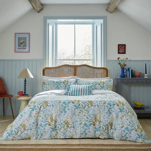 Helena Springfield Secret Garden Foxglove Aqua Duvet Set