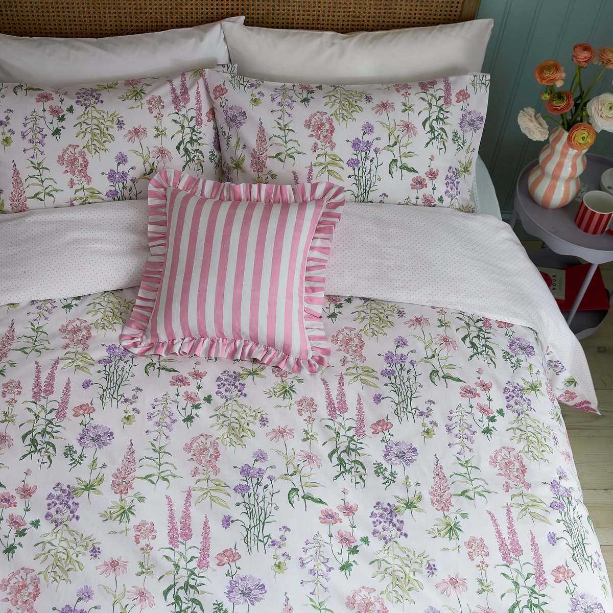 Helena Springfield Secret Garden Meadow Flower Multi Duvet Set