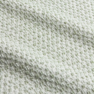 The Linen Yard Hebden Textured Waffle 100% Cotton Bay Green Towels