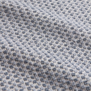 The Linen Yard Hebden Textured Waffle 100% Cotton Denim Blue Towels