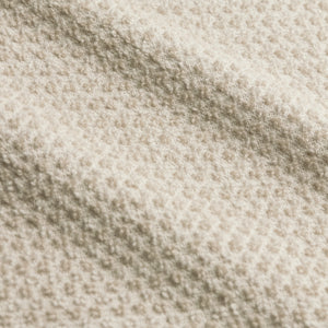 The Linen Yard Hebden Textured Waffle 100% Cotton Stone Towels