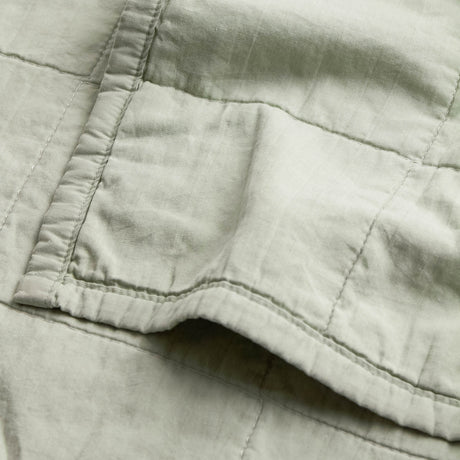 The Linen Yard Hebden Quilted Washed Cotton Bedspread