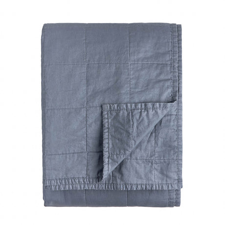 The Linen Yard Hebden Quilted Washed Cotton Bedspread