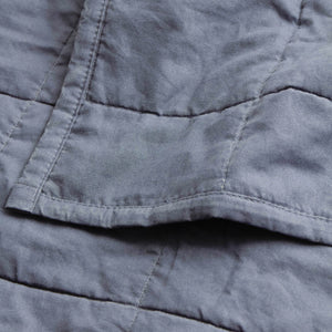 The Linen Yard Hebden Quilted Washed Cotton Bedspread